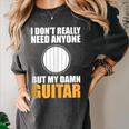 Introvert Guitarist Only Need Guitar Enjoy Acoustic Music Women's Comfort Colors T-Shirt Pepper