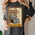 Introvert Homebody Awkward Skeleton The Homebody Tarot Card Women's Comfort Colors T-Shirt Pepper Introvert Homebody Awkward Skeleton The Homebody Tarot Card Women's Comfort Colors T-Shirt Pepper