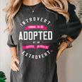 Introvert Looking To Be Adopted Introvert Humor Women's Comfort Colors T-Shirt Pepper Introvert Looking To Be Adopted Introvert Humor Women's Comfort Colors T-Shirt Pepper