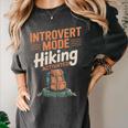 Introvert Mode Hiking Activated Hiker Women's Comfort Colors T-Shirt Pepper