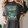 Introvert Nature Lover Introverted Forest Lover & Tree Women's Comfort Colors T-Shirt Pepper