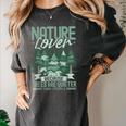 Introvert Nature Lover Introverted Forest Lover & Tree Women's Comfort Colors T-Shirt Pepper