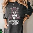 Introvert Panther And Coffee Lovers Women's Comfort Colors T-Shirt Pepper
