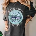 Introvert Too Peopley Anti-Social Shy Person Women's Comfort Colors T-Shirt Pepper