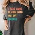 Introvert Pet Ladybug Mom Women's Comfort Colors T-Shirt Pepper