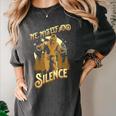 Introvert Relaxation Me Myself And Silence Vacation Bigfoot Women's Comfort Colors T-Shirt Pepper