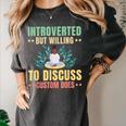 Introvert Saying Antisocial Sarcasm Introverts Women's Comfort Colors T-Shirt Pepper