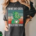Introvert Selectively Social Anti-Social Shy Women's Comfort Colors T-Shirt Pepper