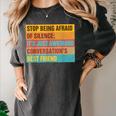 Introvert Stop Being Afraid Of Silence Just Awkward Women's Comfort Colors T-Shirt Pepper Introvert Stop Being Afraid Of Silence Just Awkward Women's Comfort Colors T-Shirt Pepper