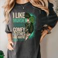 Introverted Murder Shows True Crime Lovers Introvert Women's Comfort Colors T-Shirt Pepper