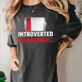 Introverted Please Wait Introvert Saying Sarcasm Women's Comfort Colors T-Shirt Pepper