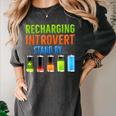 Introverted Recharging Introvert Saying Sarcasm Women's Comfort Colors T-Shirt Pepper Introverted Recharging Introvert Saying Sarcasm Women's Comfort Colors T-Shirt Pepper