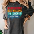 Introverted But Willing To Discuss Freediving Women's Comfort Colors T-Shirt Pepper Introverted But Willing To Discuss Freediving Women's Comfort Colors T-Shirt Pepper