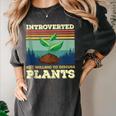 Introverted But Willing To Discuss Plants Women's Comfort Colors T-Shirt Pepper Introverted But Willing To Discuss Plants Women's Comfort Colors T-Shirt Pepper