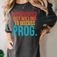 Introverted But Willing To Discuss Prog Rock Music Lover Women's Comfort Colors T-Shirt Pepper Introverted But Willing To Discuss Prog Rock Music Lover Women's Comfort Colors T-Shirt Pepper
