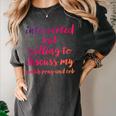 Introverted Willing To Discuss Welsh Pony And Cob Introvert Women's Comfort Colors T-Shirt Pepper Introverted Willing To Discuss Welsh Pony And Cob Introvert Women's Comfort Colors T-Shirt Pepper