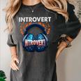 Introvert's Best Friend Noise-Canceling Headphones Women's Comfort Colors T-Shirt Pepper