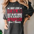 Introverts I May Look Calm But In My Head Women's Comfort Colors T-Shirt Pepper