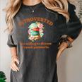 Introvert's Passion For French Patisserie Macarons Women's Comfort Colors T-Shirt Pepper
