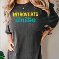 Introverts Unite I Introvert Women's Comfort Colors T-Shirt Pepper