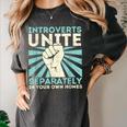 Introverts Unite Separately Introverted Antisocial Women's Comfort Colors T-Shirt Pepper Introverts Unite Separately Introverted Antisocial Women's Comfort Colors T-Shirt Pepper