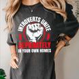 Introverts Unite Separately In Your Own Homes Saying Women's Comfort Colors T-Shirt Pepper