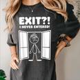 Irony Sarcasm Introvert Dry Humor Comic Cartoon Geek Nerd Women's Comfort Colors T-Shirt Pepper Irony Sarcasm Introvert Dry Humor Comic Cartoon Geek Nerd Women's Comfort Colors T-Shirt Pepper