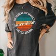 Journalism Graduation Senior Graduate Senioritis College Women's Comfort Colors T-Shirt Pepper