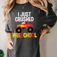 I Just Crushed Preschool Monster Graduation Pre-K Shirt Women's Comfort Colors T-Shirt Pepper