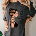 Just a Girl Who Has Tattoos And Love Books Tattooed Inked Women's Comfort Colors T-Shirt Pepper