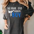Karate Boy 10 Year Old Kids Shirt Graduation Women's Comfort Colors T-Shirt Pepper