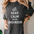 Keep Calm I'm An Engineer Engineer Graduation Women's Comfort Colors T-Shirt Pepper