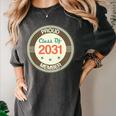 Kids Class Of 2031 Shirt Back To School Future Graduation Women's Comfort Colors T-Shirt Pepper