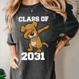 Kids Class Of 2031 Shirt Graduation Dabbing Dog Shirt Women's Comfort Colors T-Shirt Pepper