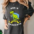 Kids Dinosaur Pre-K Graduation TShirt Kids Preschool Graduation Women's Comfort Colors T-Shirt Pepper