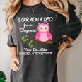 Kids I Graduated From Daycare Graduation T-Shirt For Girls Women's Comfort Colors T-Shirt Pepper