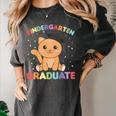 Kids Kindergarten Graduate Cat Graduation Women's Comfort Colors T-Shirt Pepper