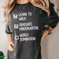 Kids Kindergarten Graduation For Girls Women's Comfort Colors T-Shirt Pepper