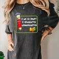 Kids Kindergarten Graduation Humor I'm So Smart I Graduated Women's Comfort Colors T-Shirt Pepper