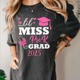 Kids Little Miss Pre-K Grad Preschool Prek Graduation 2025 Women's Comfort Colors T-Shirt Pepper