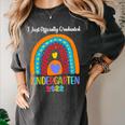 Kids I Officially Graduated Kindergarten Graduation Class Of 2022 Women's Comfort Colors T-Shirt Pepper
