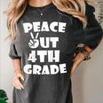 Kids Kids Peace Out 4th Grade For Graduation Women's Comfort Colors T-Shirt Pepper