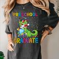 Kids Preschool Graduate T-Rex Dinosaur Preschool Graduation Women's Comfort Colors T-Shirt Pepper