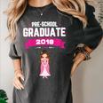 Kids Princess Girl Preschool Graduate 2018 Graduation Pre-K Women's Comfort Colors T-Shirt Pepper