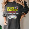 Kids Second Grade Graduation Video Game Shirt Women's Comfort Colors T-Shirt Pepper