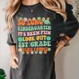 Kids So Long Kindergarten 1st Grade Here I Come Graduation Groovy Women's Comfort Colors T-Shirt Pepper