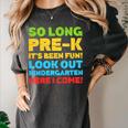 Kids So Long PRE-K It's Been Fun Shirt Boy Girl Graduation Women's Comfort Colors T-Shirt Pepper