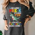 Kids So Long Pre-K Preschool Graduation Kindergarten Here I Come Women's Comfort Colors T-Shirt Pepper