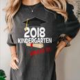 Kindergarten 2018 NAILED IT Graduation Graduate Women's Comfort Colors T-Shirt Pepper