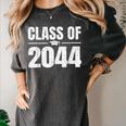 Kindergarten Class Of 2044 Grow With Me Kinder Graduation Women's Comfort Colors T-Shirt Pepper